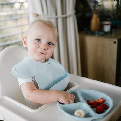 BABYONO Silikon-Lätzchen - Blau