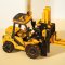 RoboTime Drewniane Mechaniczne Puzzle 3D Wózek Widłowy