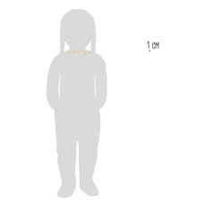 small foot Duży drewniany łańcuszek z liter