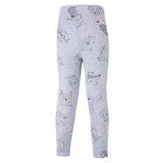 Legging gladde PRINT Outlast® - grijze gemêleerde dieren