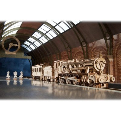 Ugears 3D Holzmechanik Puzzle Harry Potter Hogwarts Express