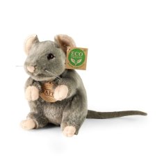 Rappa Plüschmaus sitzend 16 cm ECO-FRIENDLY