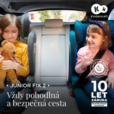 KINDERKRAFT Scaun auto Junior Fix 2 100-150 cm Rocket Grey