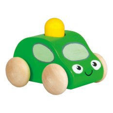 Piszczący samochód ze światłem ostrzegawczym 1 sztuka zielony