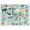 Galison Puzzle Hot dogs A-Z 1000 pezzi