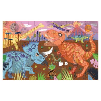 Mudpuppy Lenticular Dinosaurs Puzzle 75 pieces