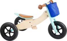 small foot Drewniany rowerek biegowy Maxi 2 w 1 turkusowy
