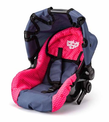 WOODY Moderner Kinderwagen, Autositz „Chichi Cats“, 2 in 1