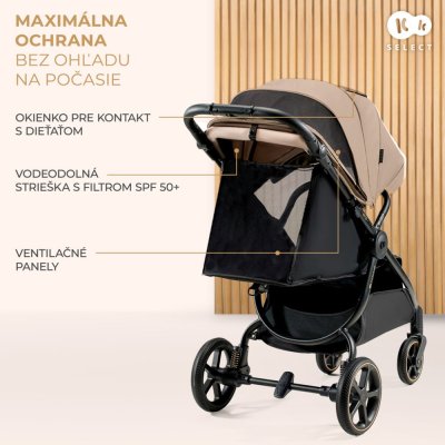 KINDERKRAFT SELECT Sportkinderwagen Mitzy Linen Beige