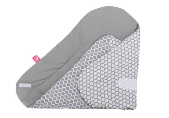 MOTHERHOOD Wrap mit Kokosnussverstärkung Grey Classics 75x75 cm