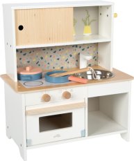 small foot Cocina de madera Terrazzo