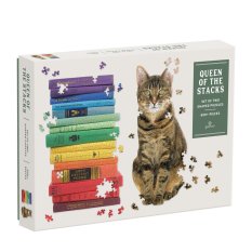 Galison Puzzle szett 2db Queen of the Stacks 650 darabos
