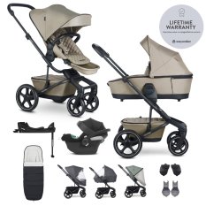 EASYWALKER SET Kinderwagen 4-in-1 Harvey⁵ Premium Pearl Taupe XXL RWS + CYBEX Aton B2 i-Size