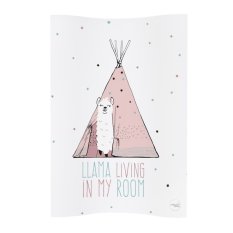 CEBA BABY Podložka přebalovací 2-hranná měkká COSY (50x70) Lolly Polly Lama