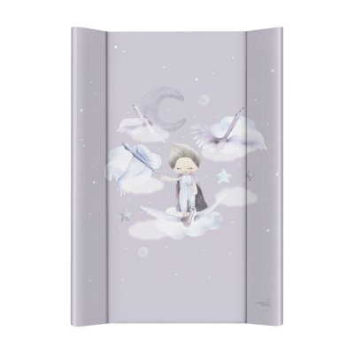 CEBA BABY Previjalna podloga 2-stranska s trdo podlogo (50x70) Basic Wild Swans