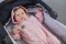 Kombinezon podszyty BIO DR Outlast® - jasnoróżowe gwiazdki/różowy baby