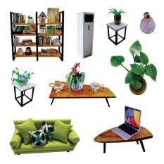 2Kids Toys Miniatur-Puppenhaus Romantischer skandinavischer Stil