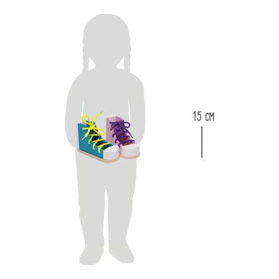 small foot Speelset Veters Strikken Schoen 2 stuks