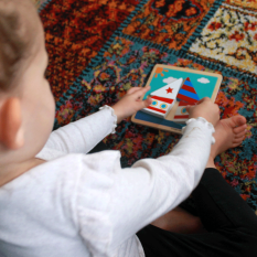 Bigjigs Toys Pussel med insatser Segelbåt