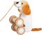 small foot Jouet à tirer en bois Chien avec des oreilles bruissantes