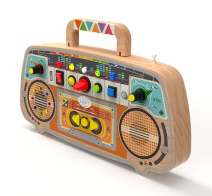 2Kids Toys Activity board Drewniane FM radio