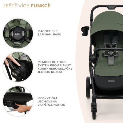 KINDERKRAFT SELECT Sportwagen Yoxi Mystic Groen