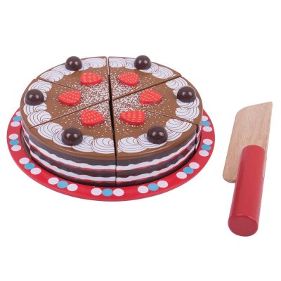 Bigjigs Toys Pastel de chocolate para cortar