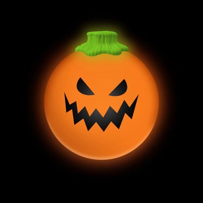 Schylling NeeDoh Zucca di Halloween che si illumina al buio