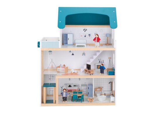 2Kids Toys Casa de muñecas Barbora con accesorios