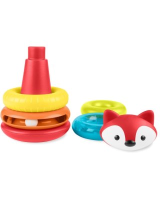 SKIP HOP Spielzeug-Stapelpyramide Fox Explore&More 6m+