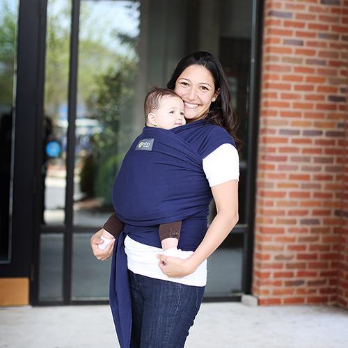 BOBA Baby carrier / scarf Classic Wrap - Navy Blue