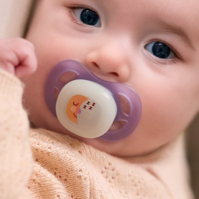 Philips AVENT Schnuller Ultrastart Nacht 0-2m Mädchen, 2 Stk.