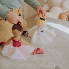 Doudou Jolijou Bambola ballerina Anais 35 cm