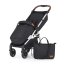 PETITE&MARS Silla de paseo deportiva Royal2 Silver Perfect Black + Bolsa PETITE&MARS Jibot GRATIS