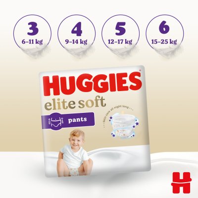 2x HUGGIES® Kalhotky plenkové jednorázové 4 Extra Care Pants (9-14 kg) 38 ks