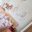 Детски стикери за стена - Феи в сиво-розов цвят