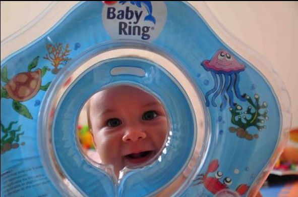 BABY RING Karika za plivanje 3-36 m - plava