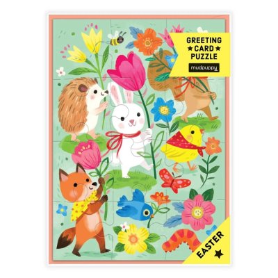 Puzzle Mudpuppy con auguri di Pasqua