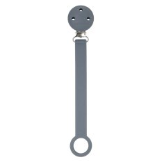 NATTOU Attache-tétine silicone gris foncé