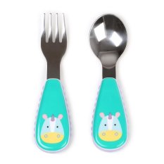 SKIP HOP Zoo Spoon and fork stainless steel Unicorn 12m+