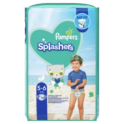 Wodoodporne majtki pieluszkowe PAMPERS Splashers rozmiar 5 (10 szt.) 12-17 kg