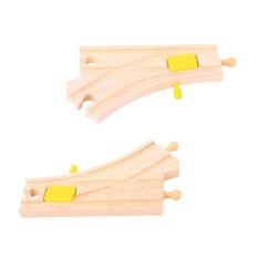 Bigjigs Rail Växelspår 2 st