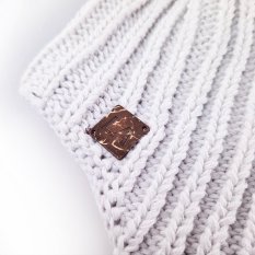 Čiapka pletená na uši Outlast ® - svetlo dymová