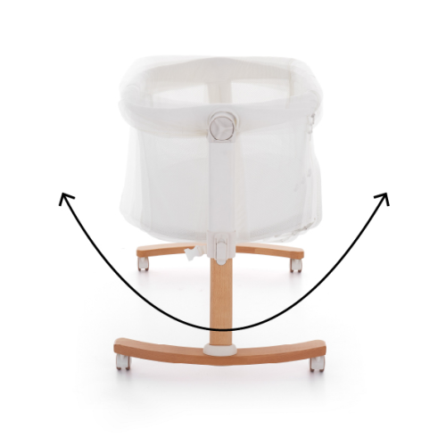 PETITE&MARS Adjustable cot with cradle function Glory 2in1