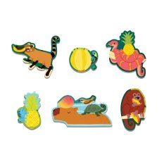 Puzzle Mudpuppy Selva de Frutas com Cheiro 60 peças