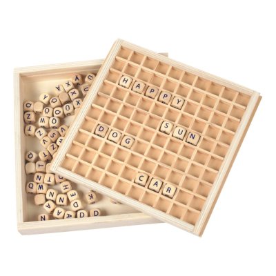 small foot Juego de madera Creación con letras