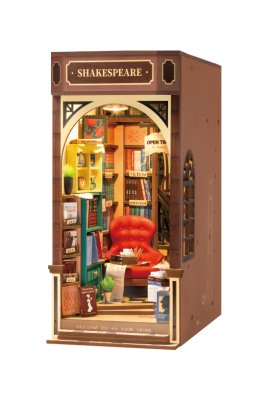 RoboTime Puzle 3D Sujetalibros Miniatura de Casa Librería