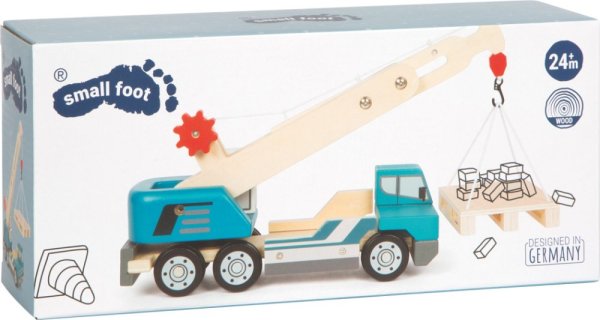 small foot Żuraw towarowy z paletą