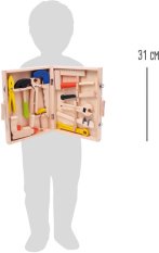 small foot Kofer s drvenim alatom Lino