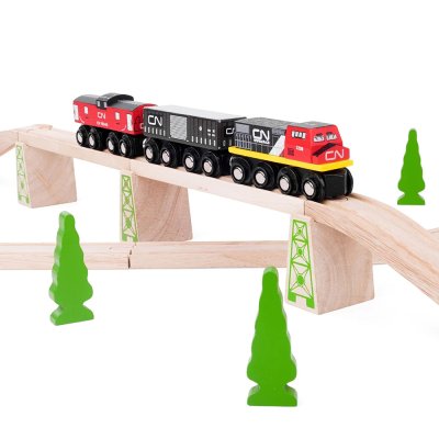 Bigjigs Rail CN treno merci + binari